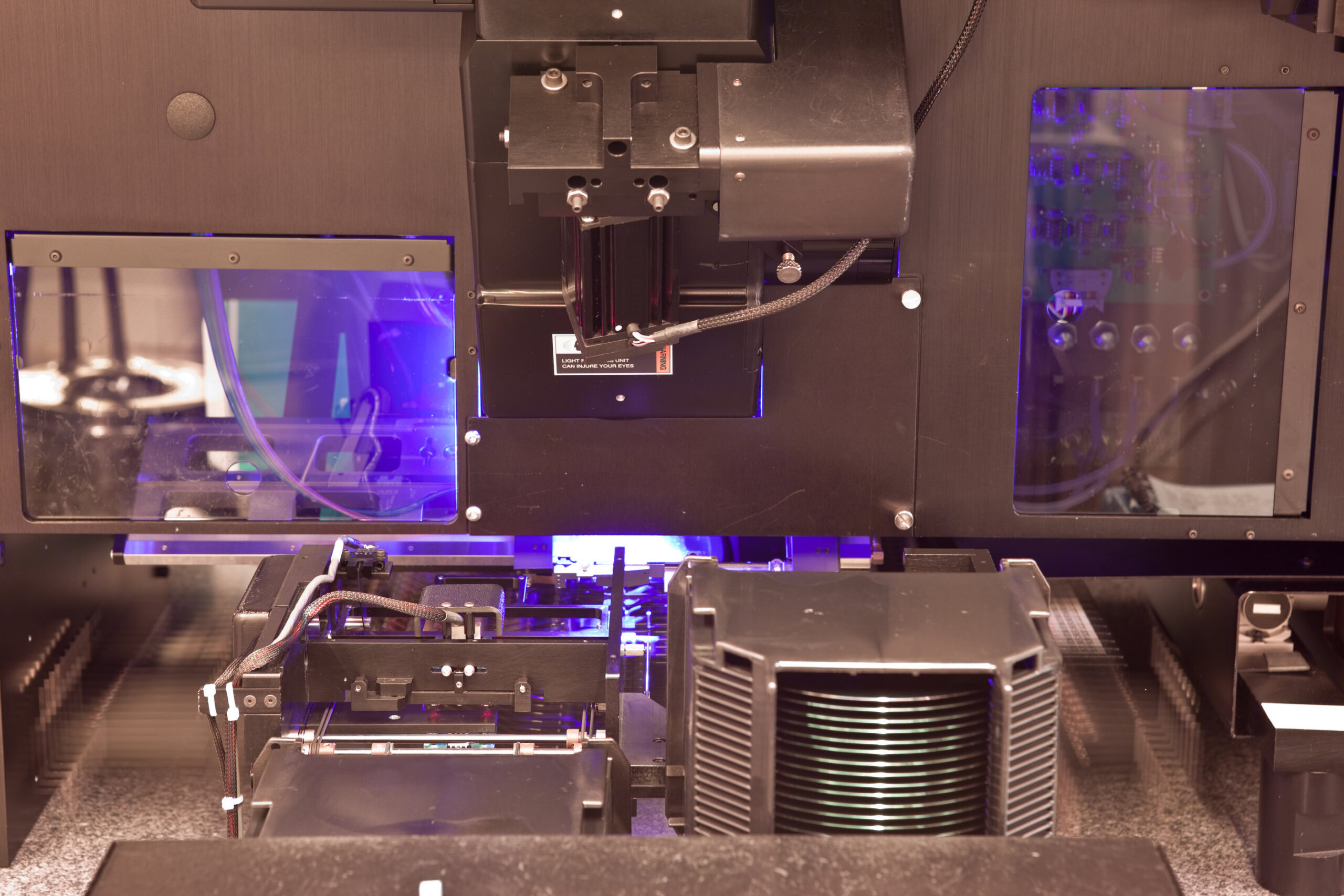 Computer wafer production machinery