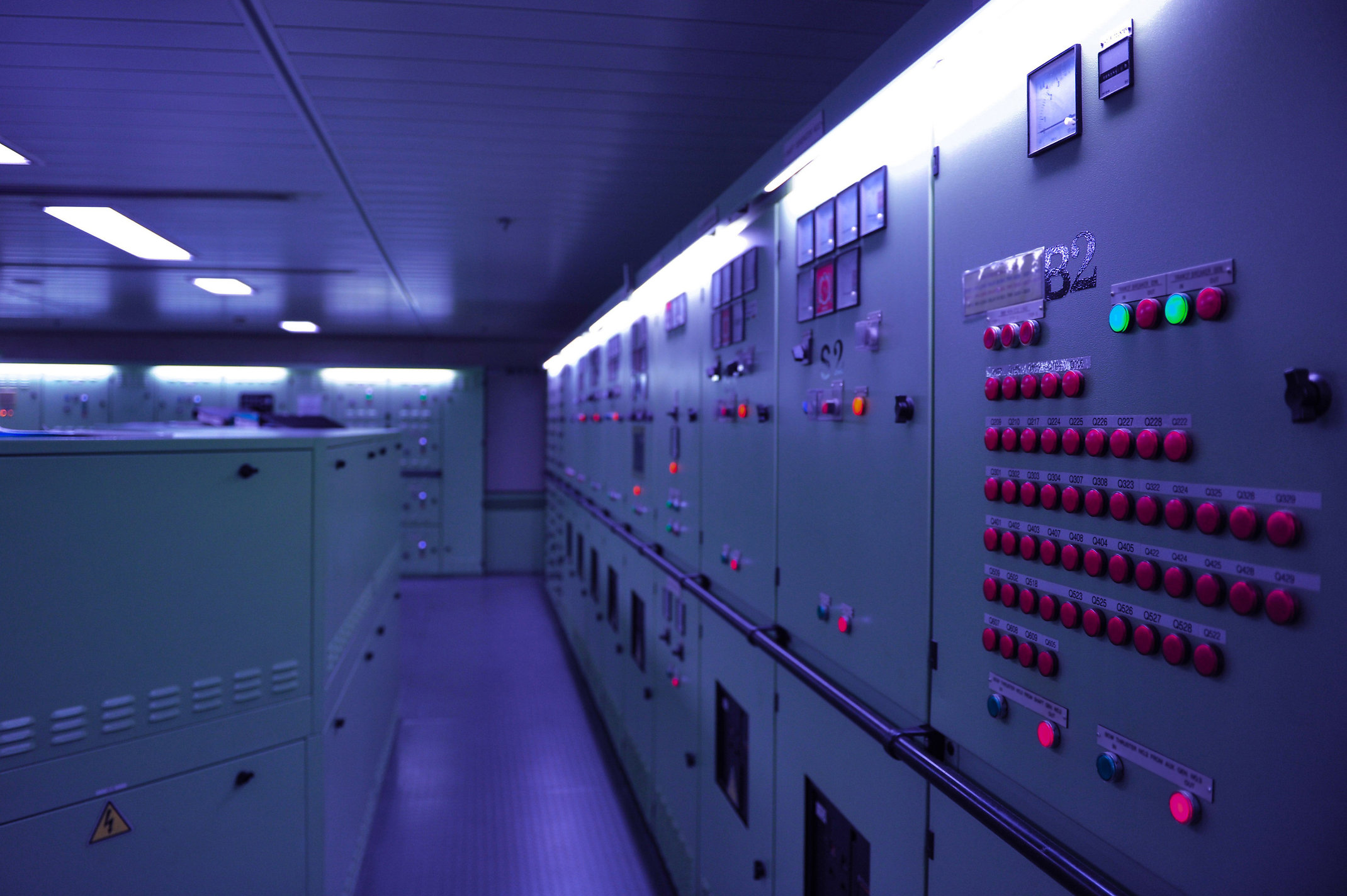 Ship engine room